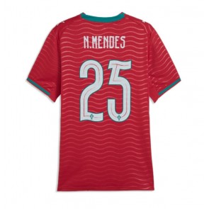 Portugal Nuno Mendes #25 Domaci Dres za Ženska SP 2026 Kratak Rukavima